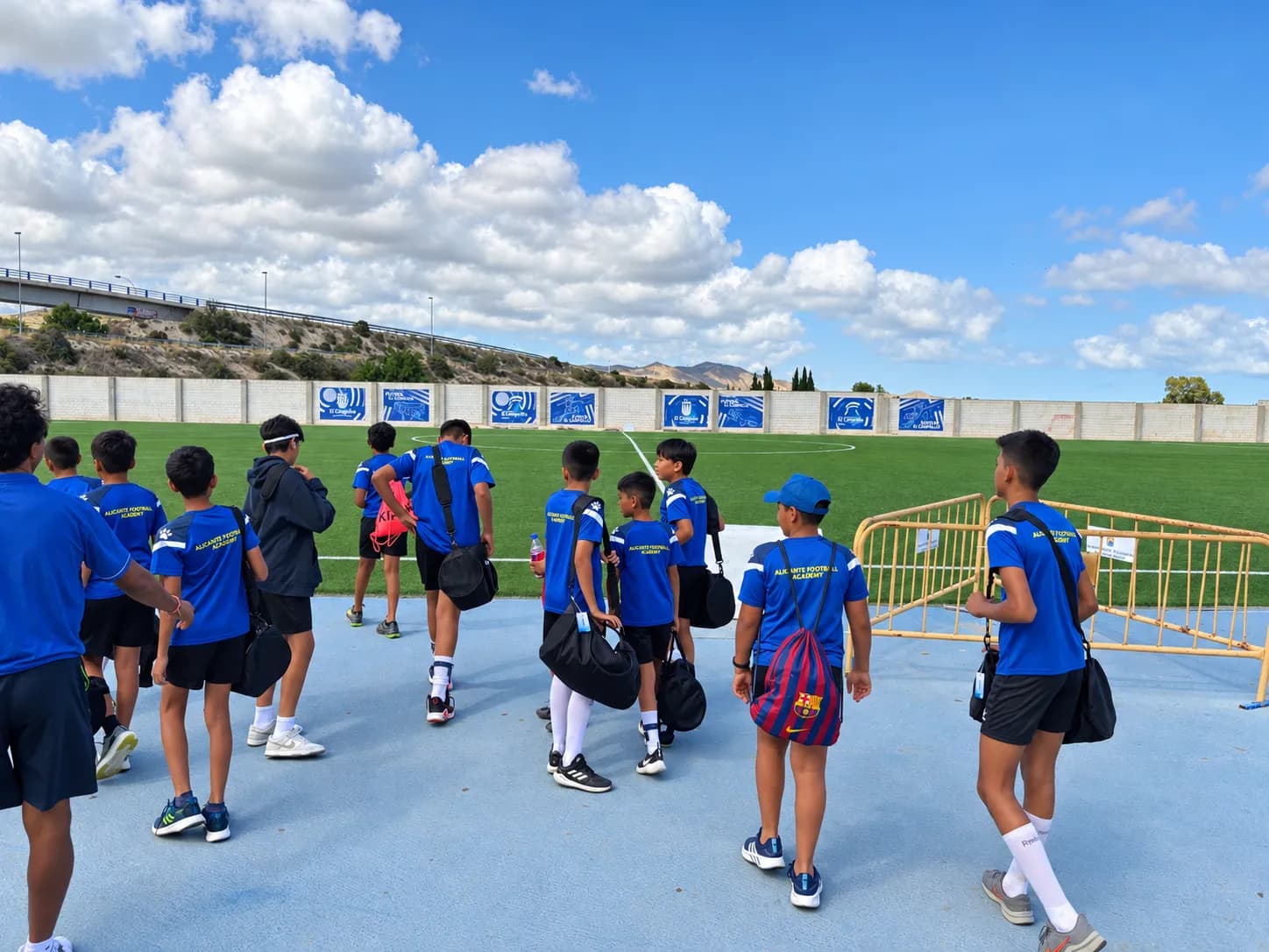 Xdrona players at the academy.